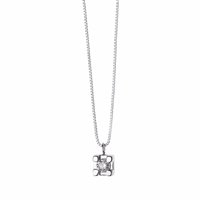 Collana Comete Donna Storia Di Luce in Oro bianco Diamante GLB1365 - GLB1365